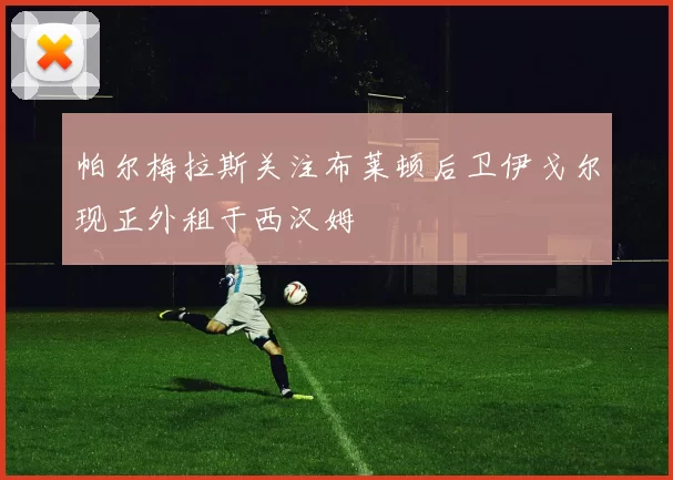 帕尔梅拉斯关注布莱顿后卫伊戈尔现正外租于西汉姆